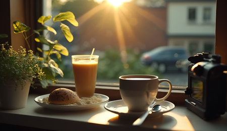 Sunrise Breakfast Delightの写真素材