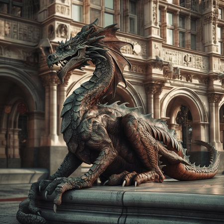 Eternal Guardian of the Fiery Gatesの写真素材