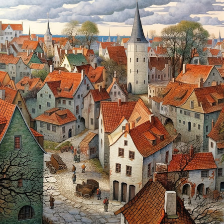 Rooftops of the Cityの写真素材