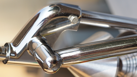 Manual lever of citrus juicerの写真素材