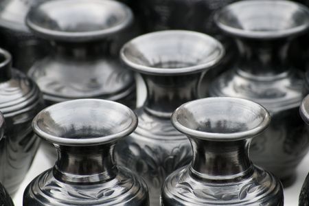 tradional pottery from Romaniaの写真素材