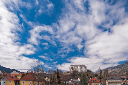 Murau, town in Austria, Styriaのeditorial素材