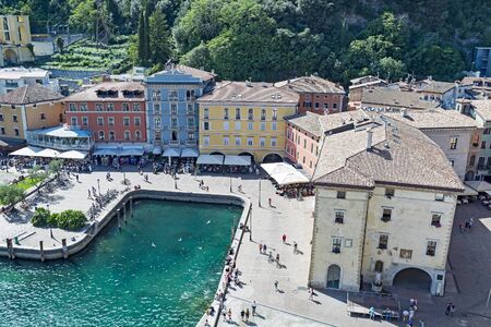 Riva del Garda, Trentino, Italyの写真素材