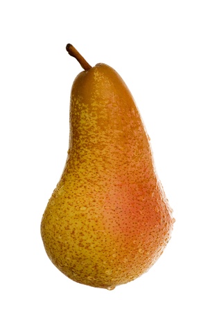 Fresh Pear Fruit Isolated on White Backgroundの写真素材