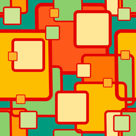 seamless abstract colorful pattern with rectanglesのイラスト素材