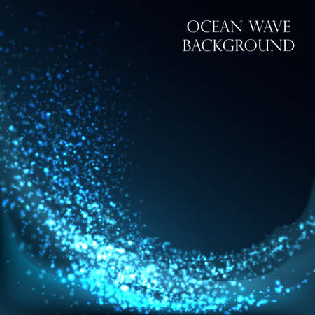 Ocean Wave vector illustration.のイラスト素材