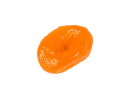 orange candy isolated on white backgroundの写真素材