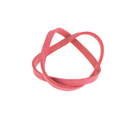 Colored rubber ball isolated on white backgroundの写真素材