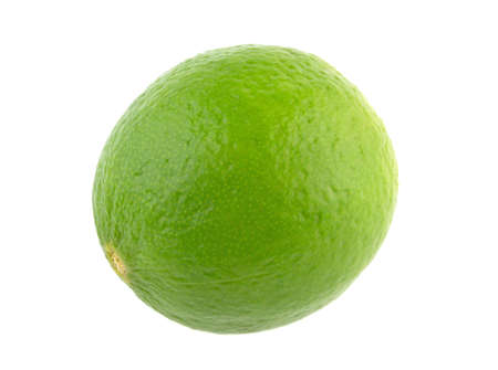 lime fruit isolated on white background