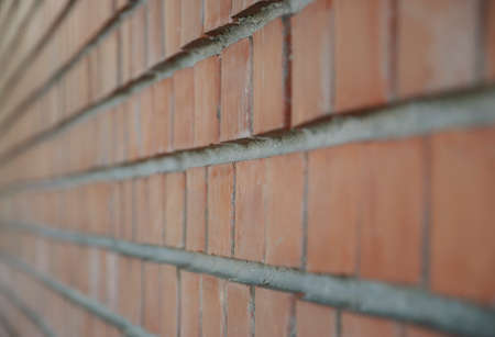 Brick wall texture. Selective focus