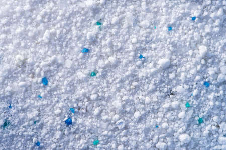 Macro shoot of detergent particlesの写真素材