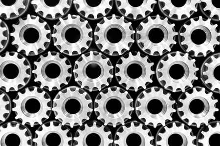 seamless pattern of mechanical cog wheels used in automotive industry gearの写真素材