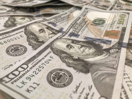 USA dollar banknotes. New sample.の写真素材