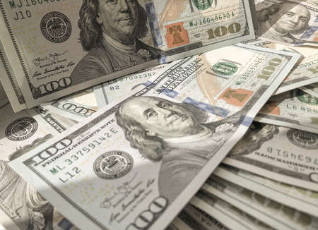 USA dollar banknotes. New sample.の写真素材