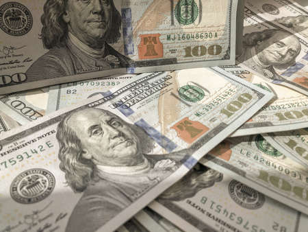 USA dollar banknotes. New sample.の写真素材