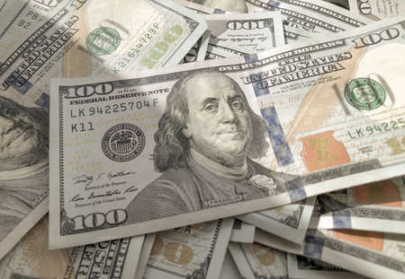 USA dollar banknotes. New sample.の写真素材