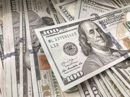 USA dollar banknotes. New sample.の写真素材
