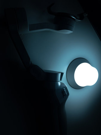 Stabilizer lies on the table.の写真素材