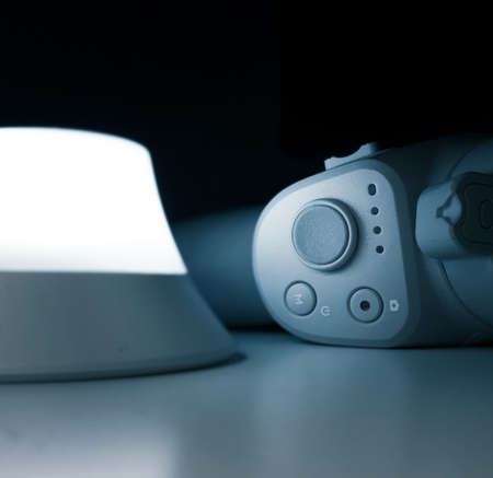 Stabilizer lies on the table.の写真素材