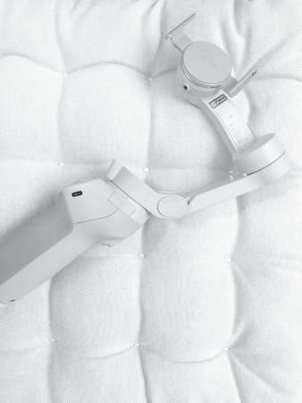 Kyiv-Ukraine-26.01.2021 Camera stabilizer on the tableのeditorial素材