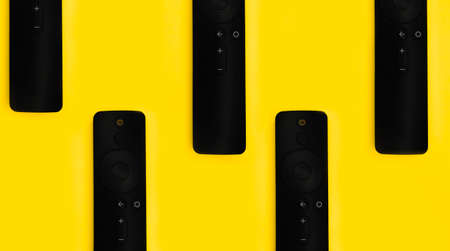 TV remote. Gadget with blank space, mockup. Beautiful colour.の写真素材