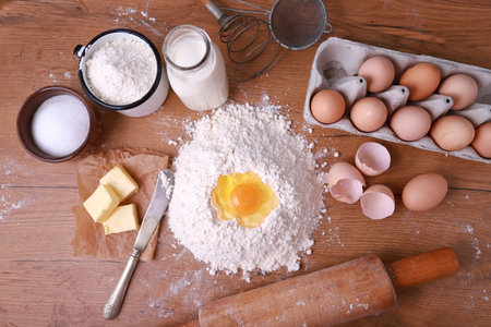 Homemade preparation recipe bakery cooking ingredients