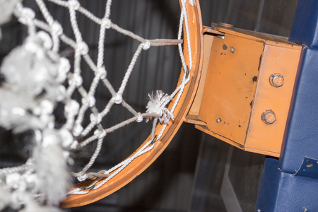 Basketball Board basket photographed from different positionsの写真素材