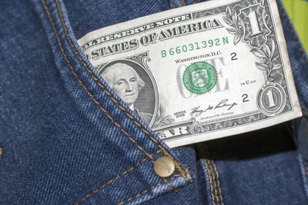 Money in your pocketの写真素材