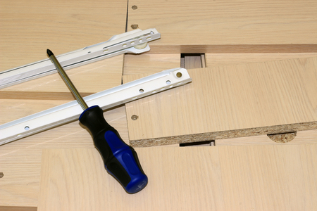 Assembly of the tableの写真素材