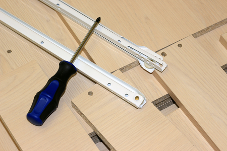 Assembly of the tableの写真素材