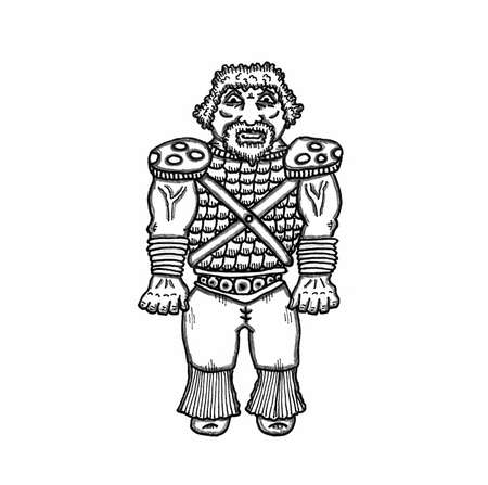 Dwarf Soldierのイラスト素材