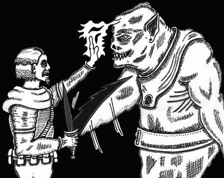 Wizard Spell or Weapon?のイラスト素材