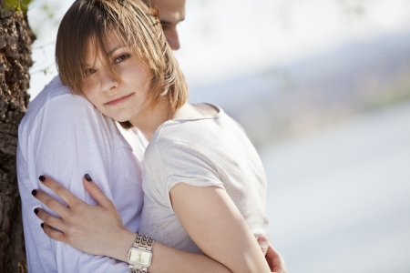 Young couple in loveの写真素材