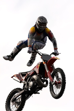 Belgrade, Serbia - May 31, 2009 - Unidentified motocross rider on Red Bull X Fighters Exhibition Tour in Belgrade, Serbia. Belgrade, Serbia - May 31, 2009 - Unidentified motocross rider on Red Bull X Fighters Exhibition Tour in Belgrade, Serbia.