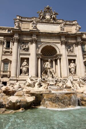 Fontana di Trevi, Rome, Italyの写真素材