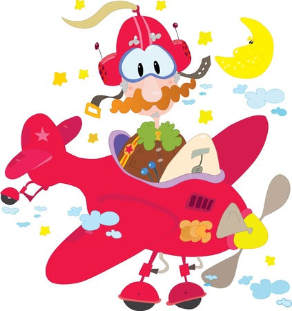 Pilotのイラスト素材