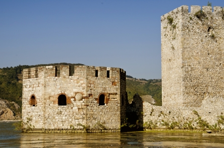Golubac fortress in Serbiaのeditorial素材