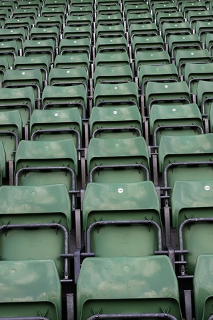 Seats on the sport stadiumの写真素材