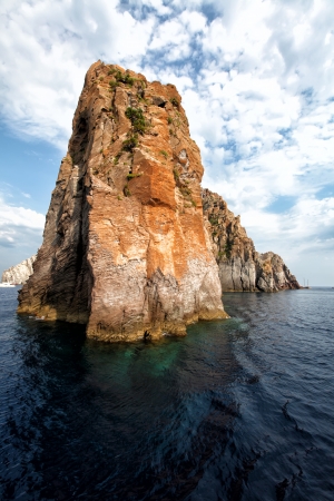 Aeolian islands in Italyの写真素材