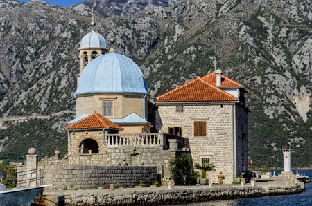 Our Lady of the Rocks church in Kotor Bay