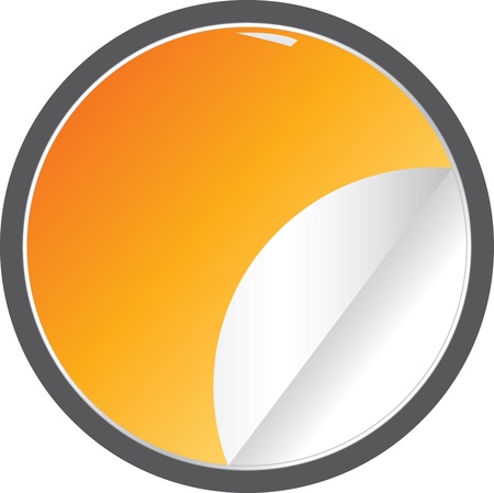 Yellow stickerのイラスト素材