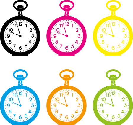 Old clockのイラスト素材