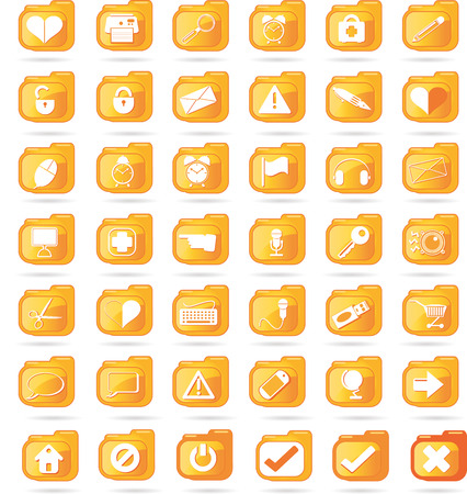 Office iconsのイラスト素材