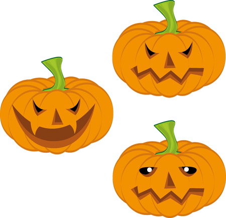 Halloween pumpkinのイラスト素材