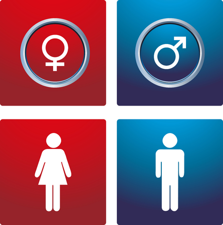 Male   female signのイラスト素材