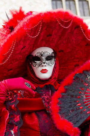 Venetian carnival maskのeditorial素材
