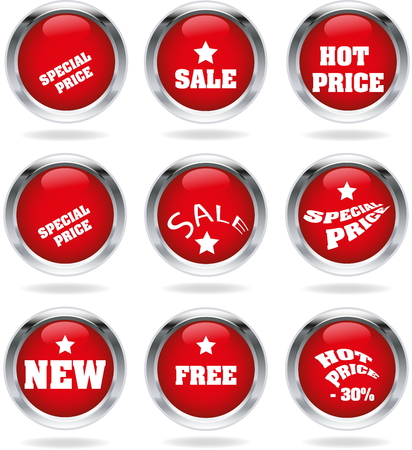Sale iconsのイラスト素材