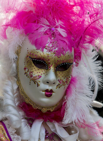 Traditional venetian carnival maskのeditorial素材