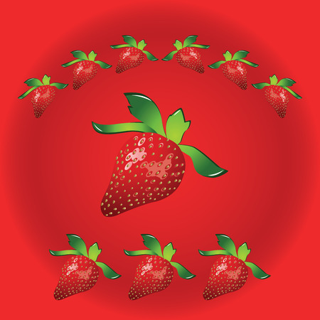 Strawberry signのイラスト素材