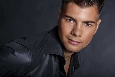 Portrait of the young manの写真素材